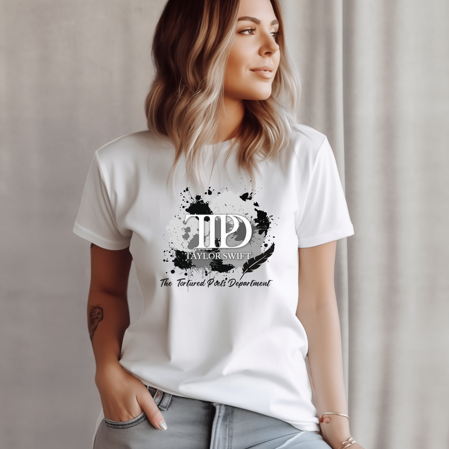The Tortured Poets Department Ink Splotches T-Shirt
