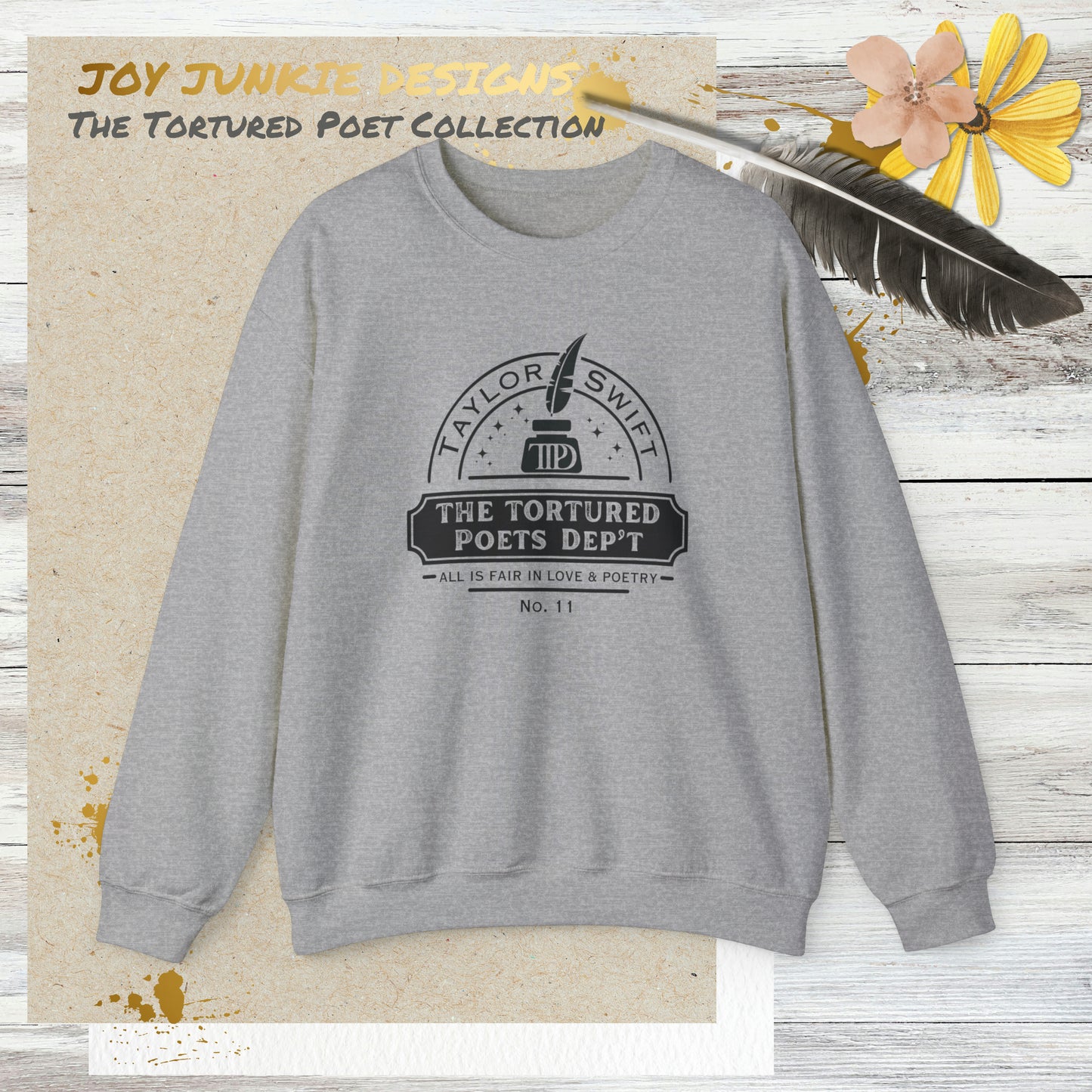 The Tortured Poets Department Semi Circle Sweatshirt