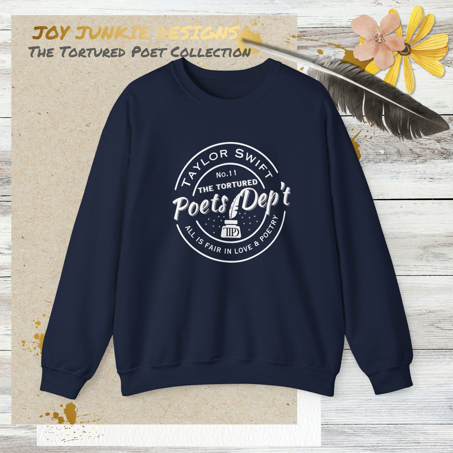 Taylor Swift - The Tortured Poets Dep't Circle Sweatshirt