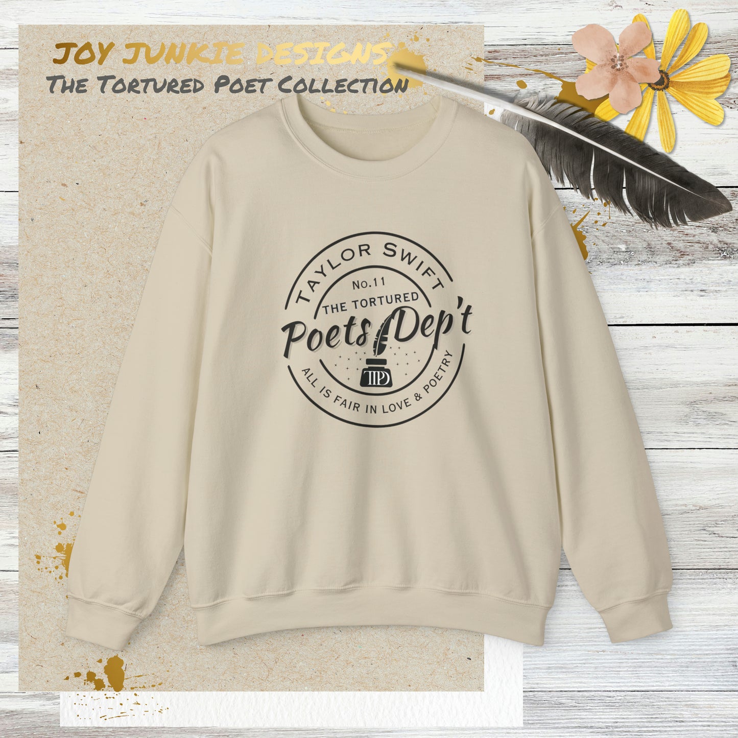 Taylor Swift - The Tortured Poets Dep't Circle Sweatshirt