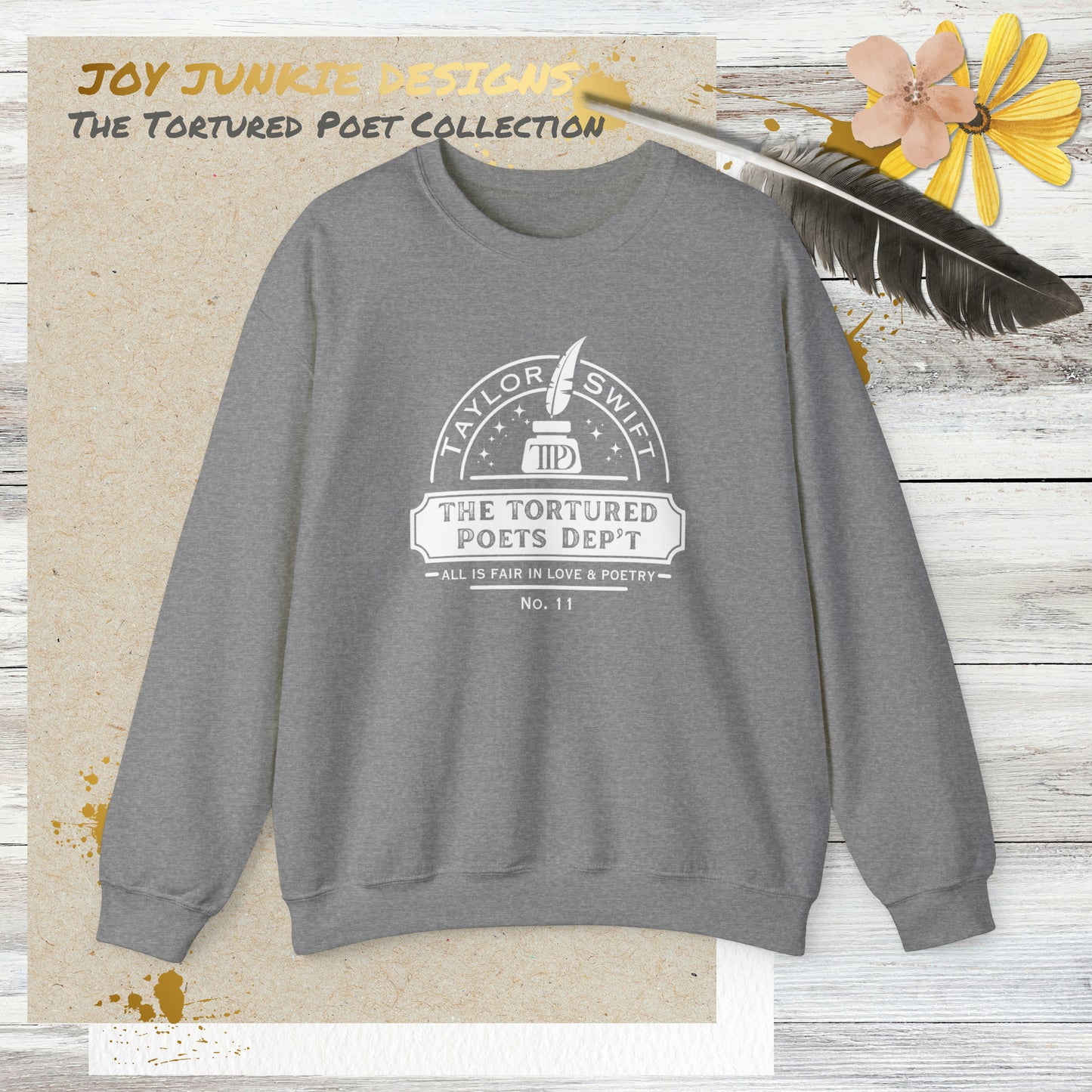 The Tortured Poets Department Semi Circle Sweatshirt