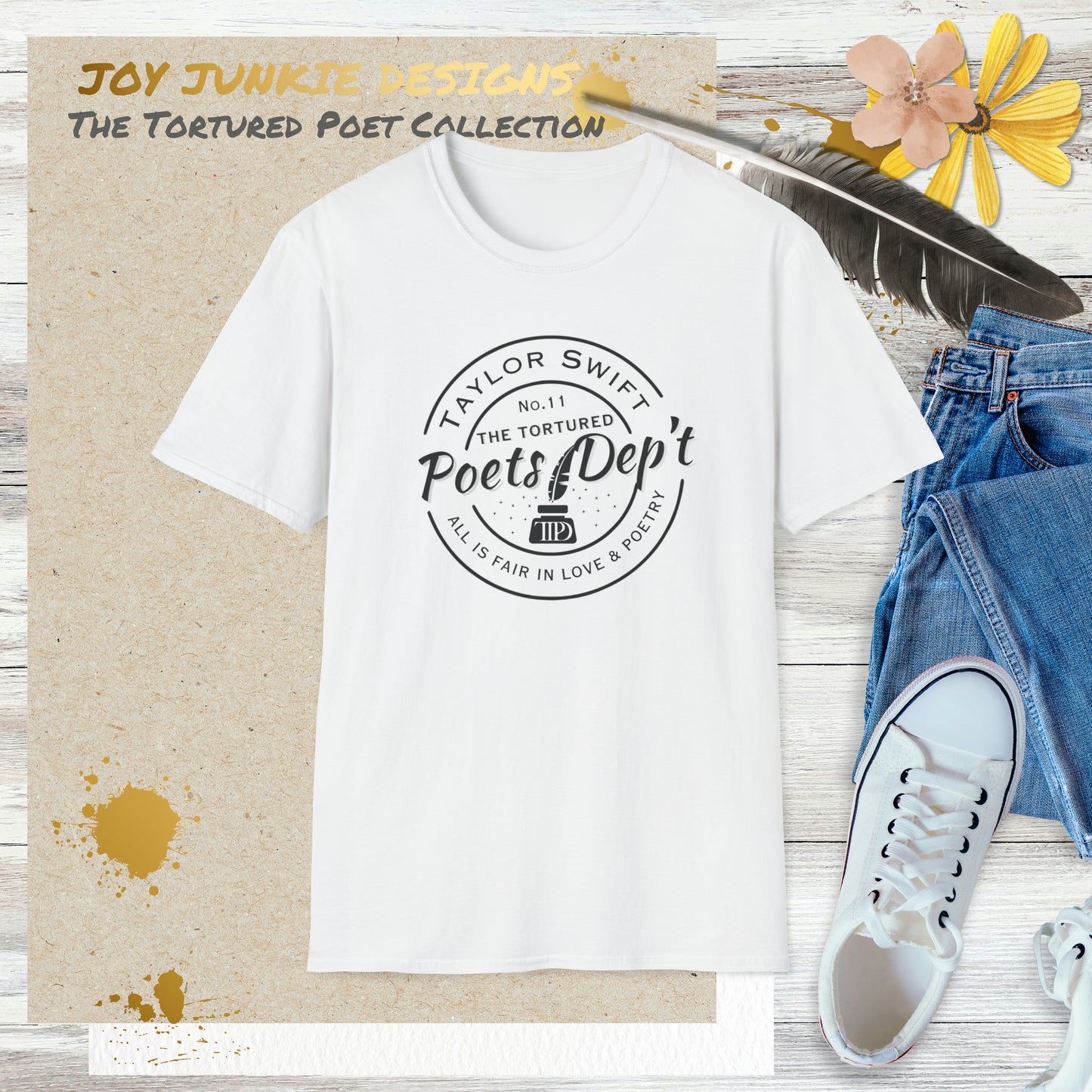 Taylor Swift - The Tortured Poets Dep't Circle T-Shirt