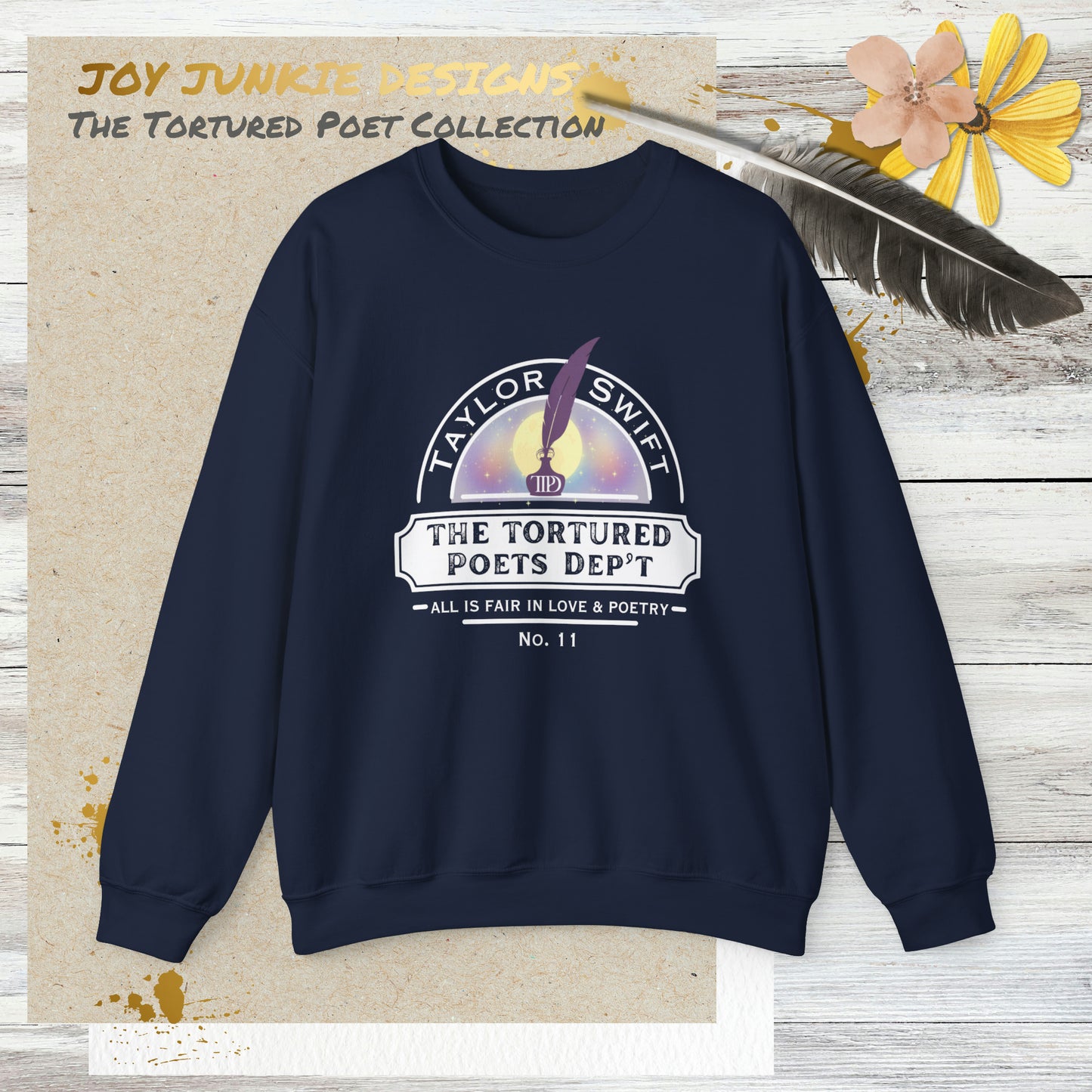 The Tortured Poets Department Colored Semi Circle Sweatshirt