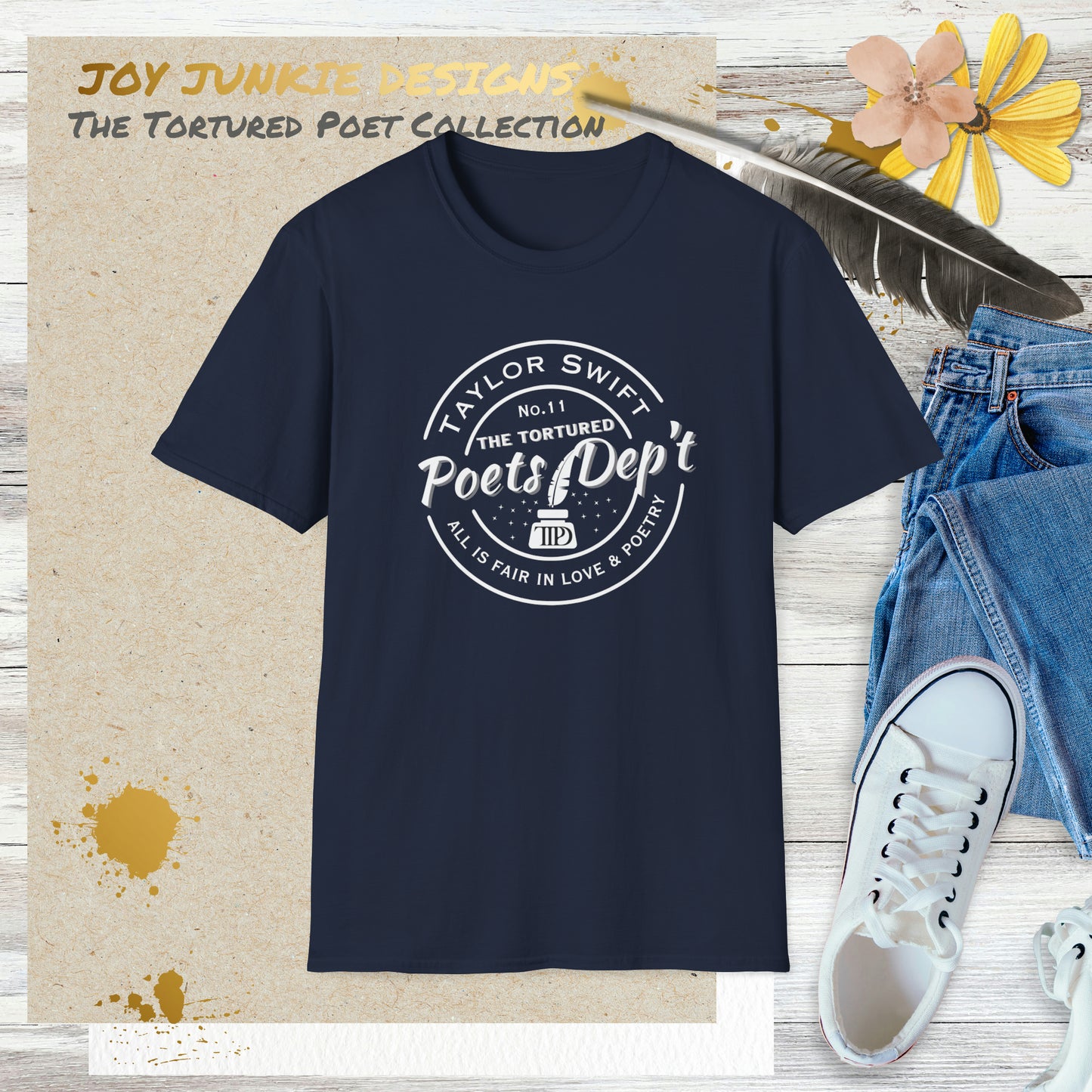 Taylor Swift - The Tortured Poets Dep't Circle T-Shirt