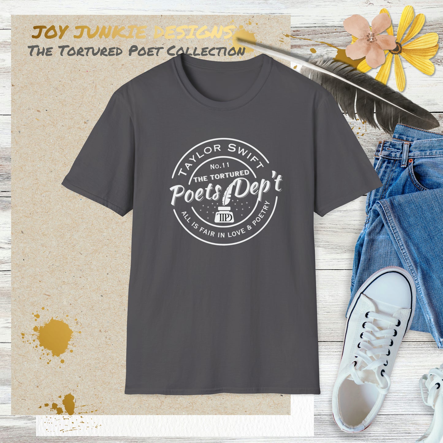 Taylor Swift - The Tortured Poets Dep't Circle T-Shirt