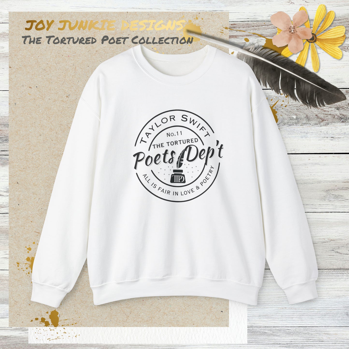 Taylor Swift - The Tortured Poets Dep't Circle Sweatshirt