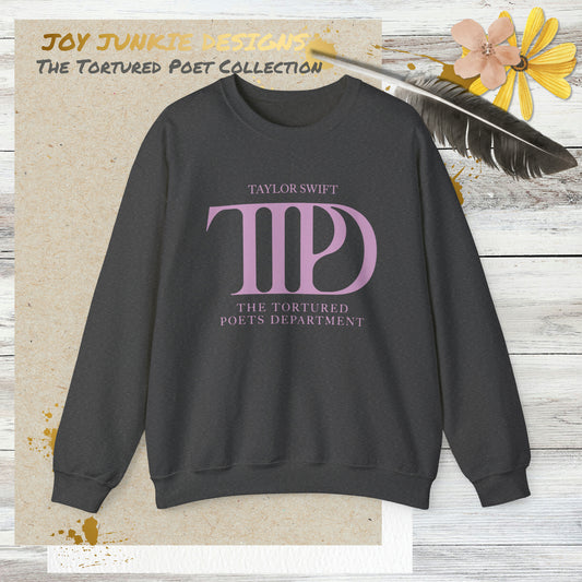 Taylor Swift - Tortured Poets Department Pink Logo Sweatshirt