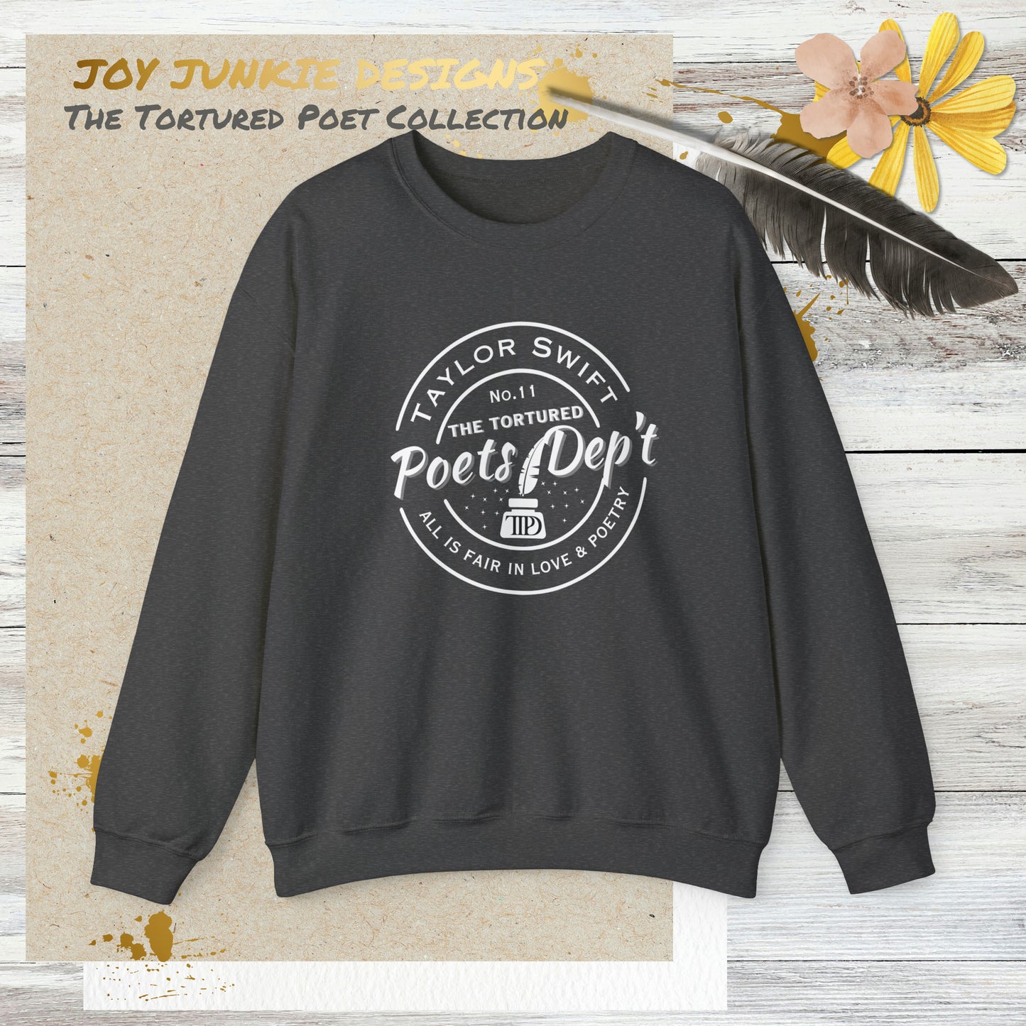 Taylor Swift - The Tortured Poets Dep't Circle Sweatshirt