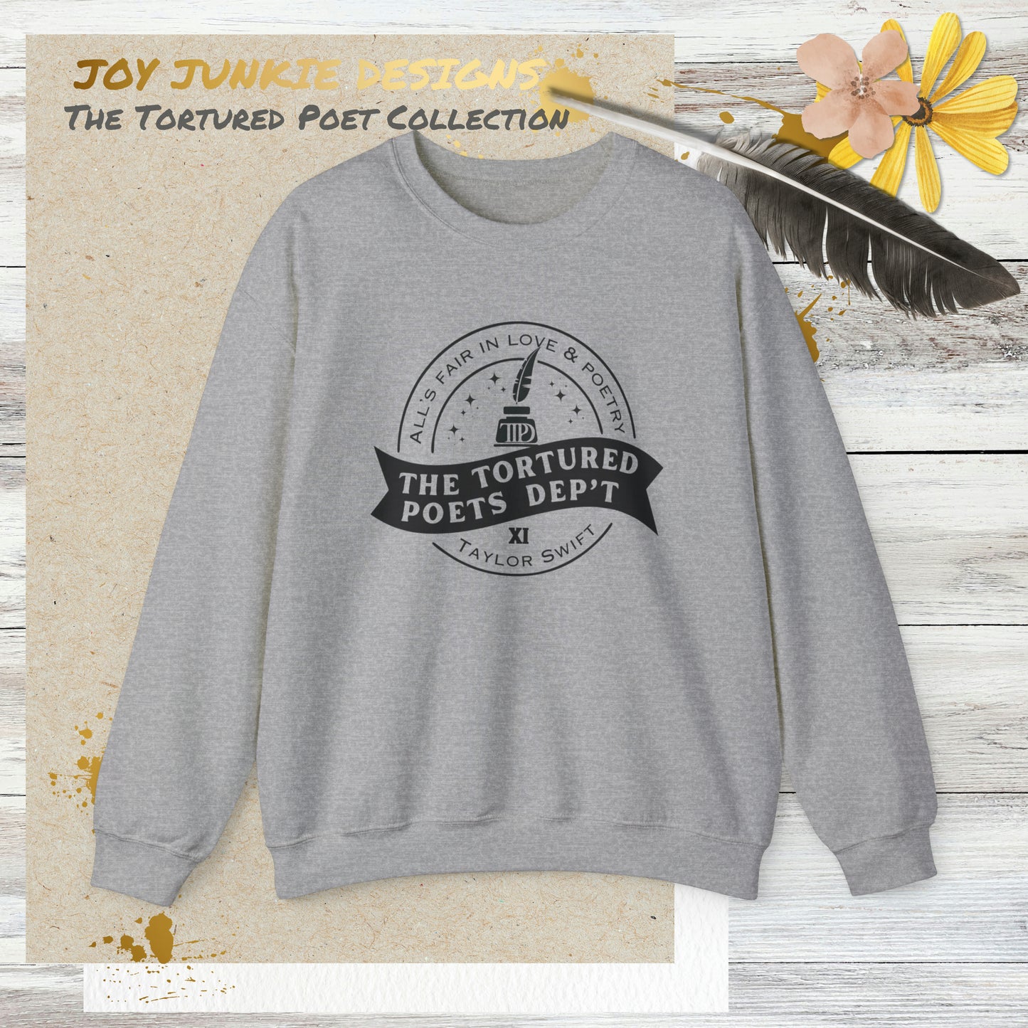 The Tortured Poets Department Banner Sweatshirt