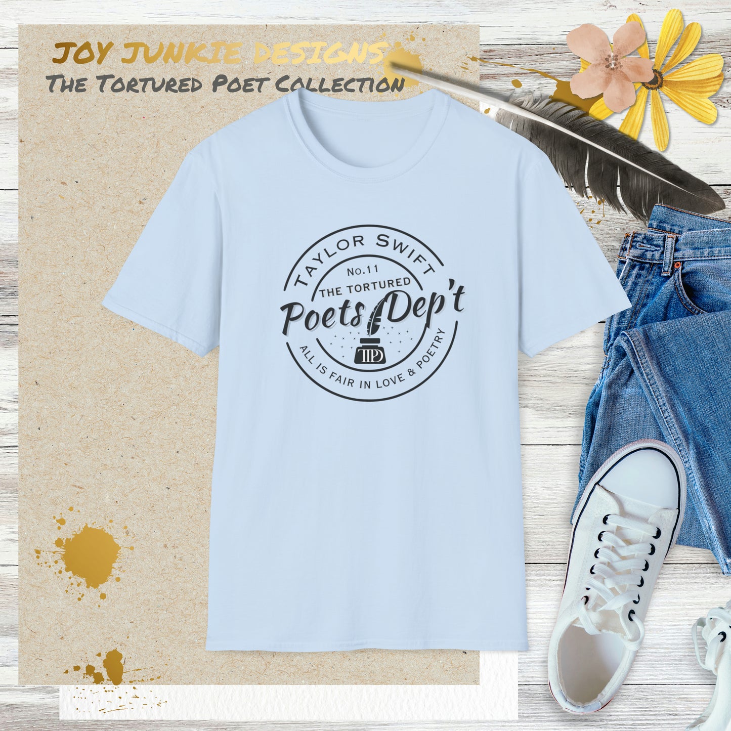 Taylor Swift - The Tortured Poets Dep't Circle T-Shirt