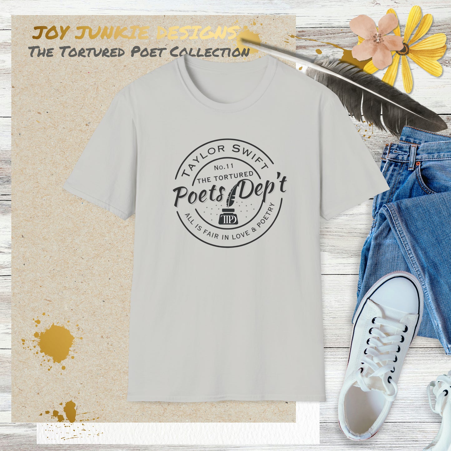 Taylor Swift - The Tortured Poets Dep't Circle T-Shirt