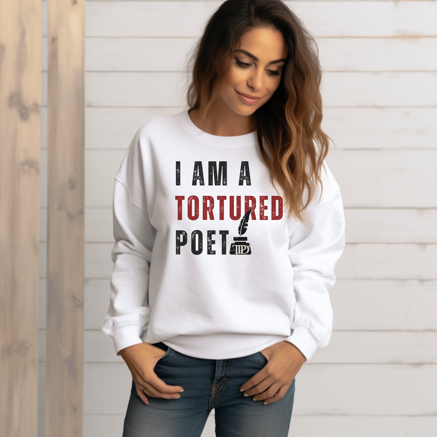 I am a Tortured Poet Crewneck Sweatshirt