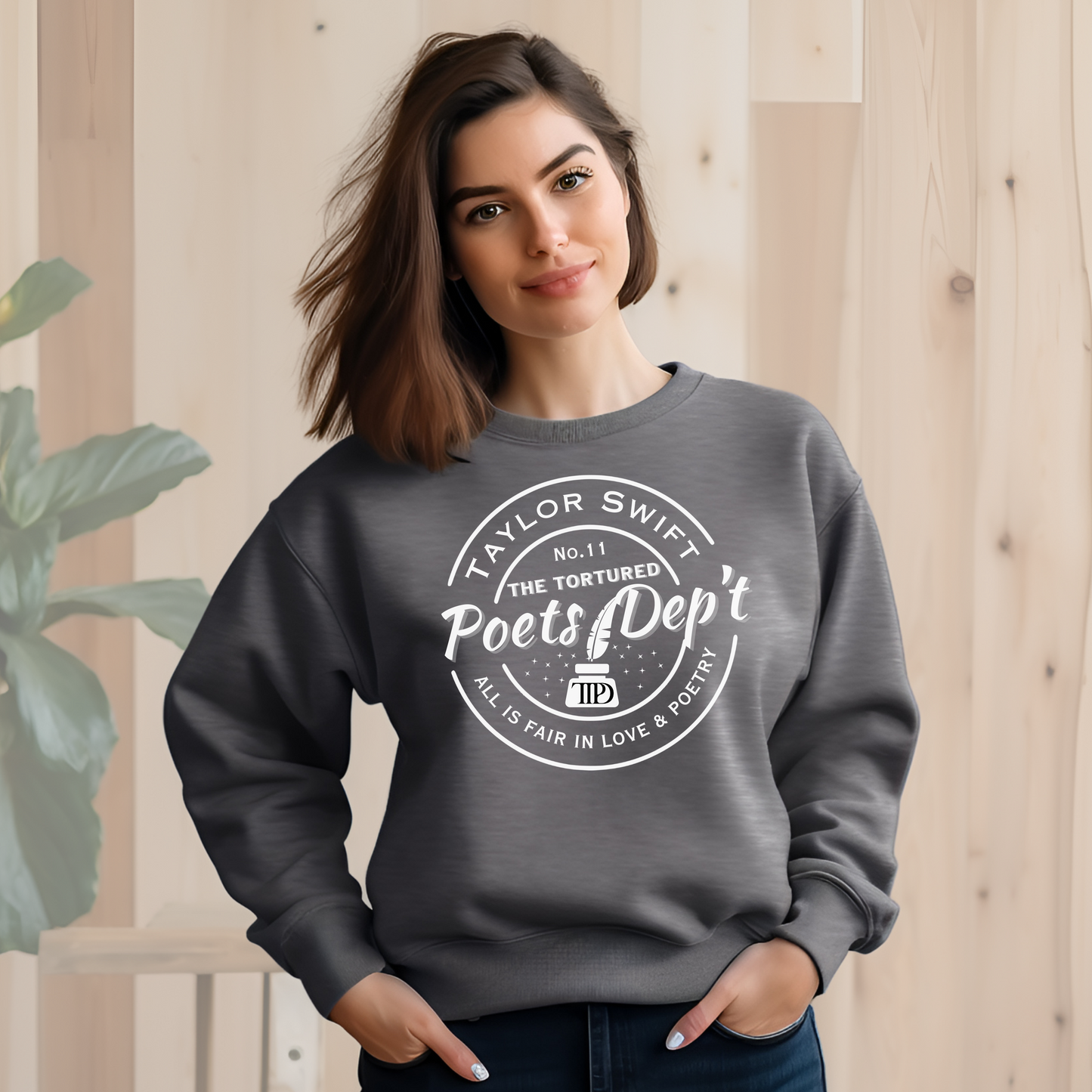 Taylor Swift - The Tortured Poets Dep't Circle Sweatshirt