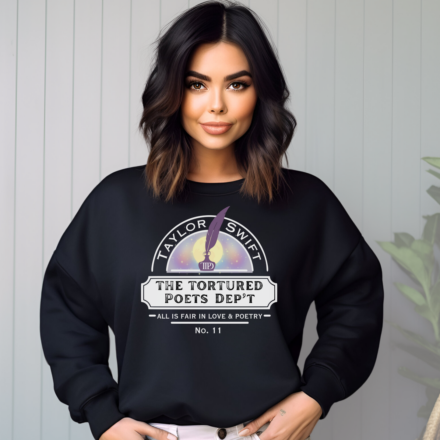 The Tortured Poets Department Colored Semi Circle Sweatshirt