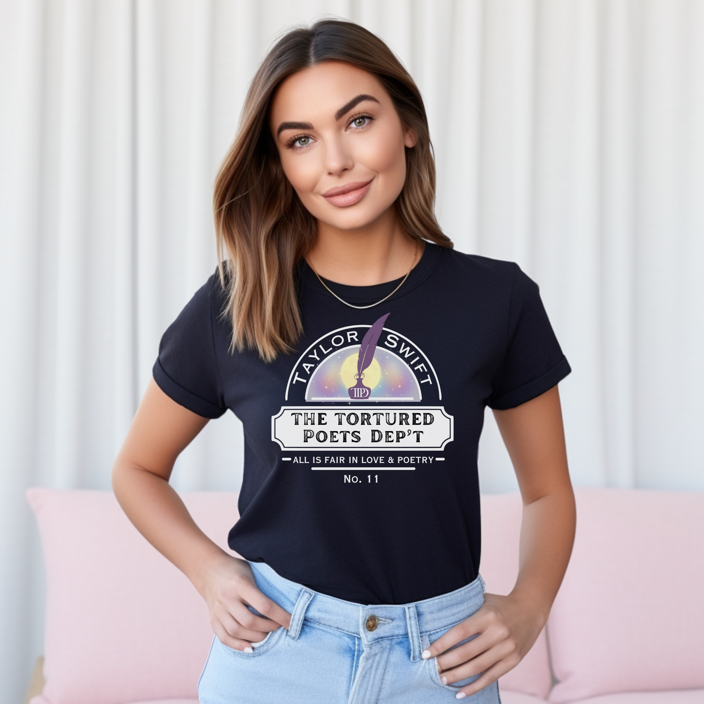 The Tortured Poets Department Colored Semi Circle T-Shirt
