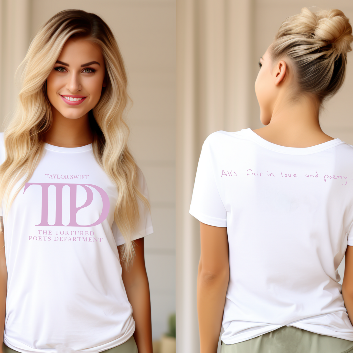 Taylor Swift - Tortured Poets Department Logo T-Shirt